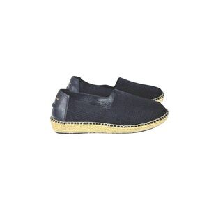 Cole Haan Women’s 9.5  Cloudfeel Stitchlite Espadrille Slip On Shoes Black Knit